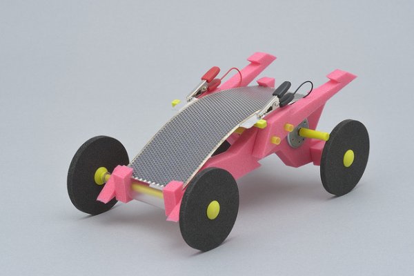 ソーラーモーターカー 赤 ソーラーモーターカー でんじろう先生のサイエンスショップ